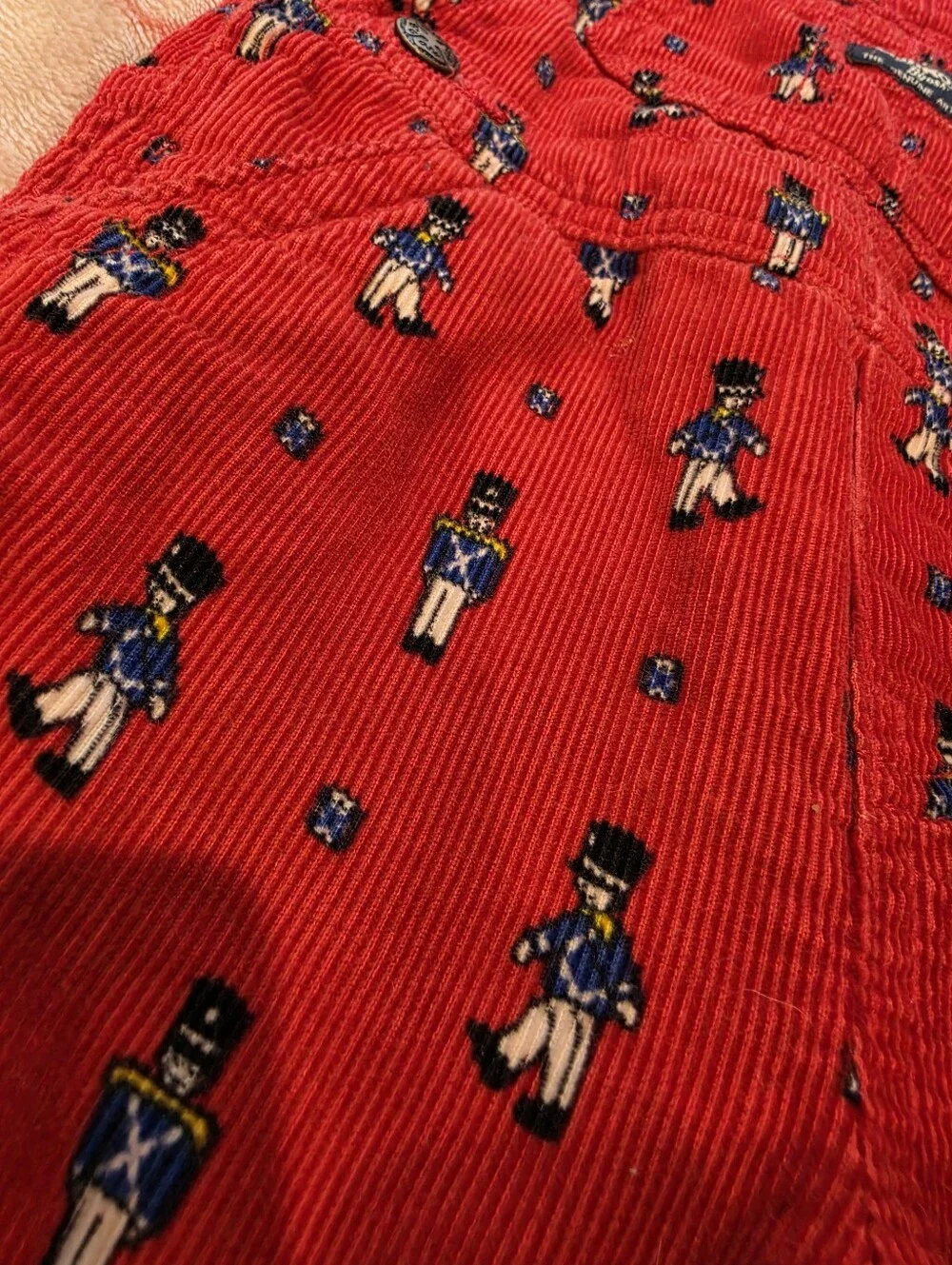Osh Kosh B'gosh Nutcracker Soldier 9 Month Overalls Red Baby Boy